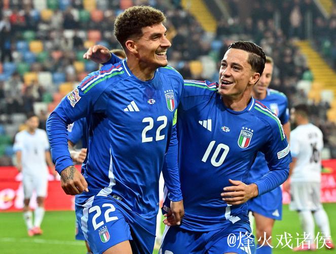 欧国联-迪洛伦佐双响 意大利4-1大胜以色列